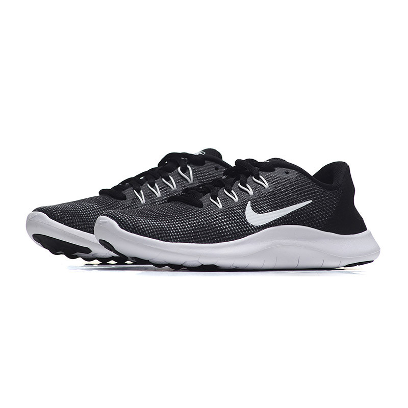 【自营】Nike耐克女鞋跑步鞋FLEX网面透气轻便低帮运动鞋AA7408 AA7408-001黑+白 35.5码