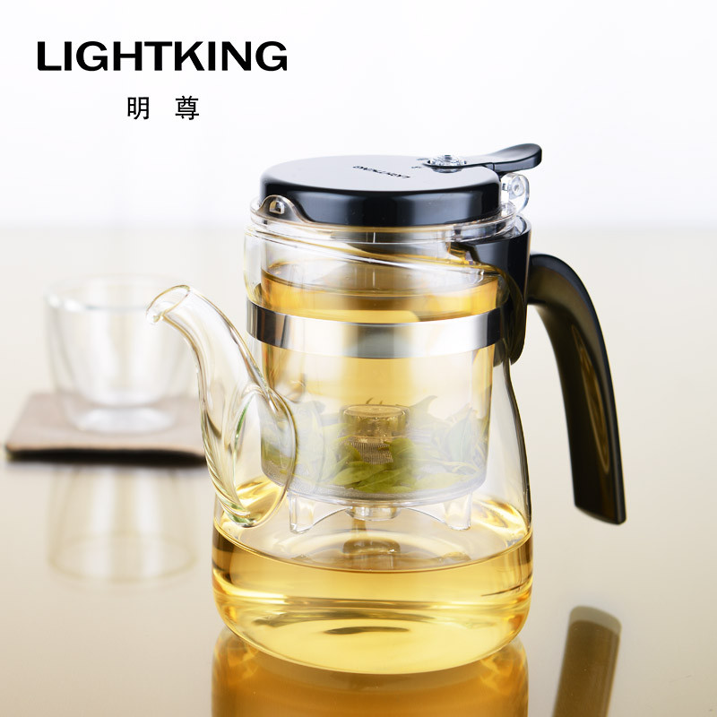 KAMJOVE/金灶 明尊 飘逸杯茶道杯耐热玻璃茶具花茶杯过滤泡茶壶茶杯 B-01