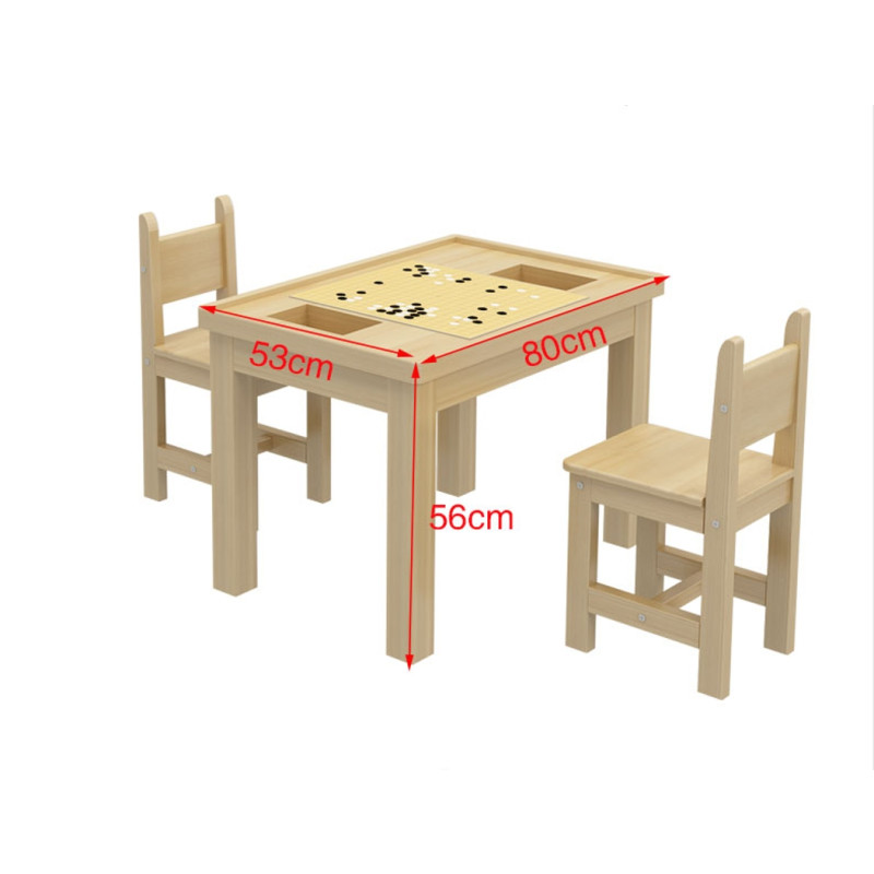鑫金虎 围棋卓 36高椅子原木