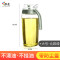 灵孜格玻璃油壶防漏油瓶酱家用厨房用品装香调味料大小号带盖油醋罐 大号-北欧绿