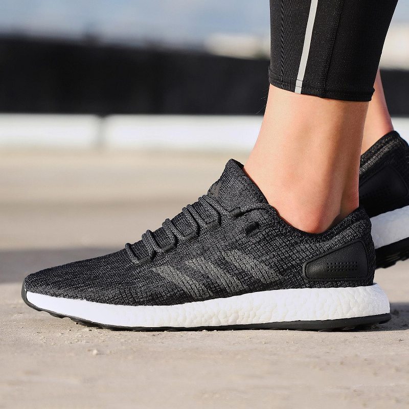阿迪达斯（adidas）运动男女轻便透气缓震PureBOOST休闲跑步鞋BB6291 CP9326（中性） 11.5（46.5码）