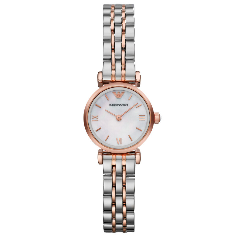 阿玛尼(ARMANI)手表女表 优雅简约时尚女士腕表 AR1689