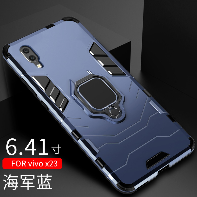 魅爱琳 华为P50手机壳 P50 Pro保护套5G外壳 朋克铠甲支架 全包防摔硅胶软套磨砂 炫酷潮时尚车载 手机套 【华为P50】-珍珠白