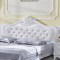 床头板软包简约现代双人床靠背儿童公主1.8米烤漆经济型欧式床头 1800mm*2000mm_6092熏花
