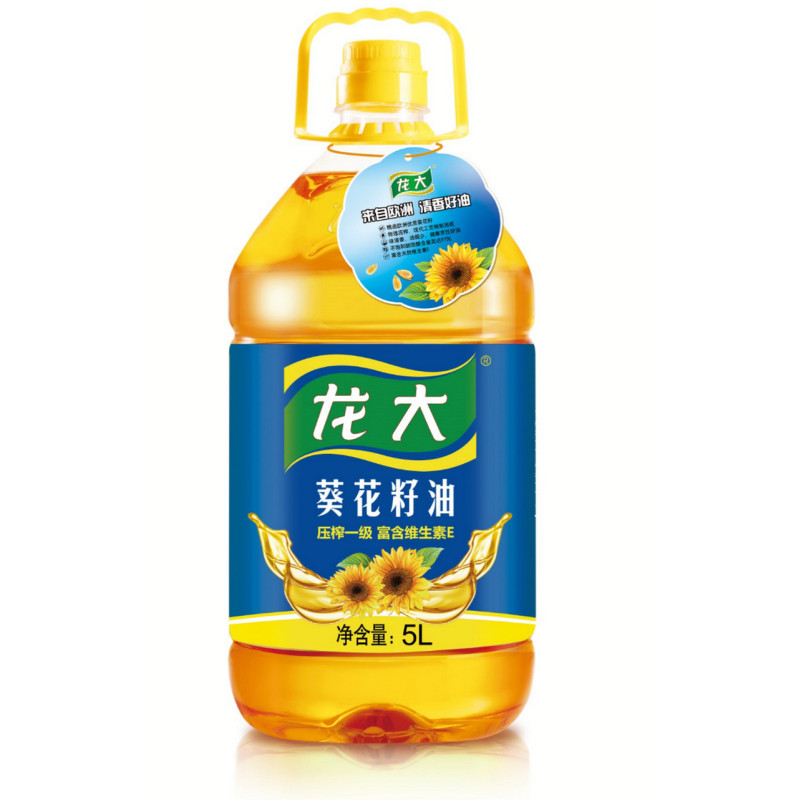 龙大压榨一级葵花籽油5L