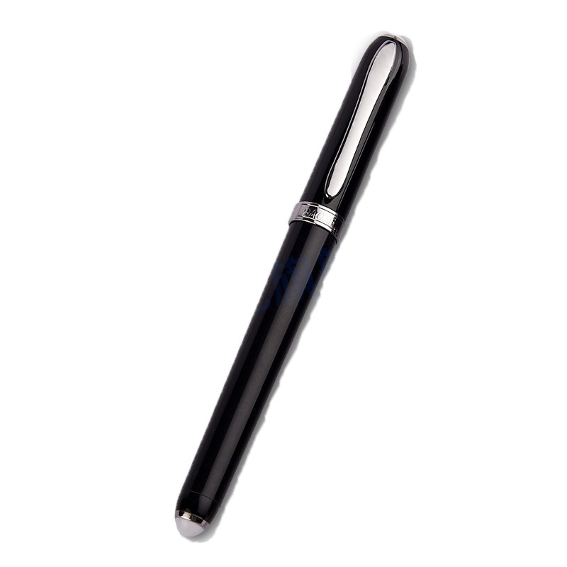 宝克(baoke)中性笔PC2248大容量商务办公签字笔水笔亮光黑色0.5mm0.7签名笔