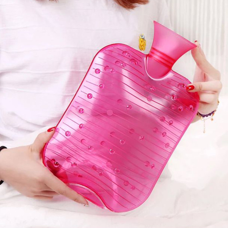 芭菲 注水水袋 波点红色