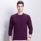 YS恒源祥羊绒衫男圆领秋冬新款纯山羊绒保暖针织衫套头毛衣爸爸装_9 170/88A YAR143500紫色夹花