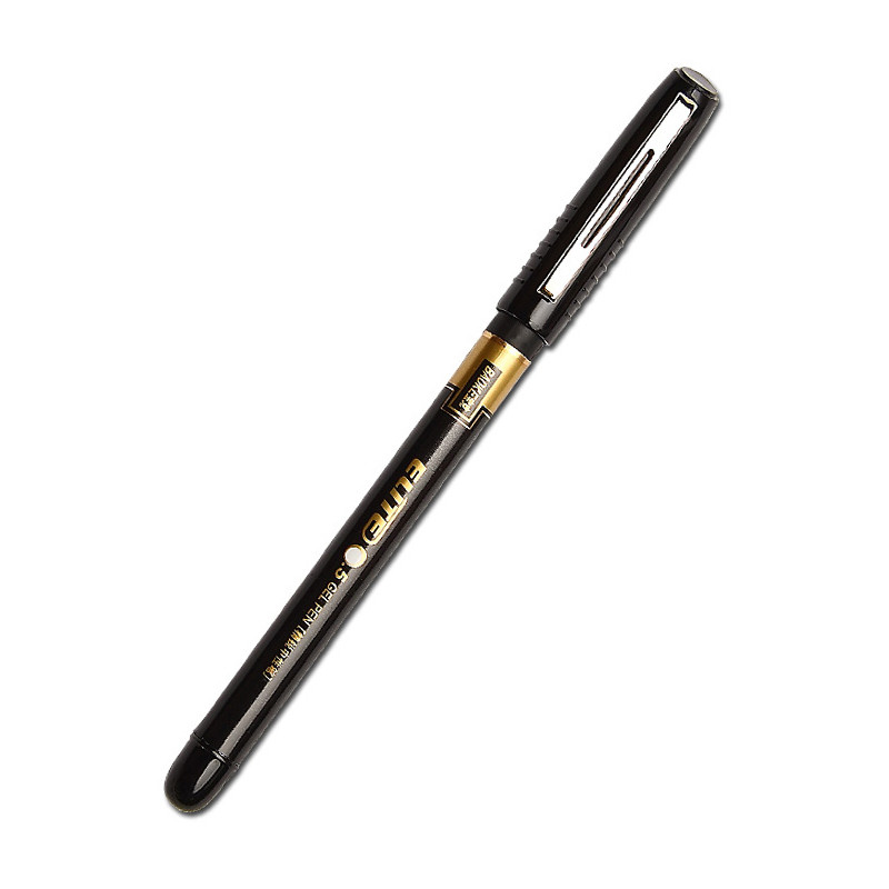 宝克(BAOKE) W7百胜学生专用中性笔水笔0.5mm 黑色12支盒装