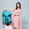 innokids 儿童安全座椅0-4岁-12岁新生婴儿宝宝汽车用360度旋转 活力红安全带版