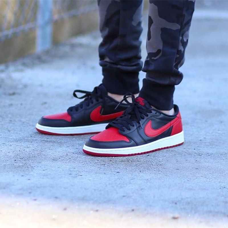 Air Jordan 1 Low OG AJ1黑红樱木花道 705329-001 黑红705329-001 46码