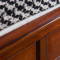 美式床实木床1.8米轻奢欧式双人床婚床现代简约主卧室家具 1800mm*2000mm_实木床+22CM乳胶床垫_框架