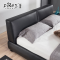 狄雷斯DILEISI 床 MS984P 1.5M【标准版】实木框架单床+3D乳胶床垫