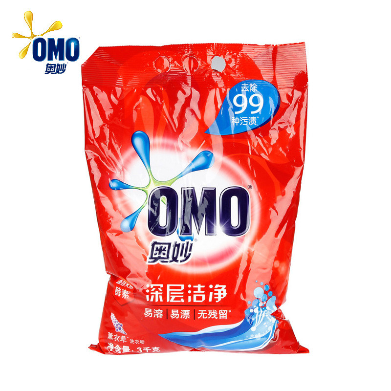 奥妙(OMO) 深层洁净洗衣粉 3kg