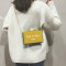 chic链条小包包女2018新款个性小方包百搭撞色盒子包单肩斜挎包潮_4 绿色