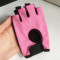 健身手套男女半指运动瑜伽薄款透气器械训练防滑户外骑行单车夏季_3 粉色