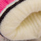 儿童手套冬季双层加厚卡通可爱毛线保暖男女童小孩绳宝宝手套冬季配饰 手套 5-10岁 黄色草莓（双层加绒）