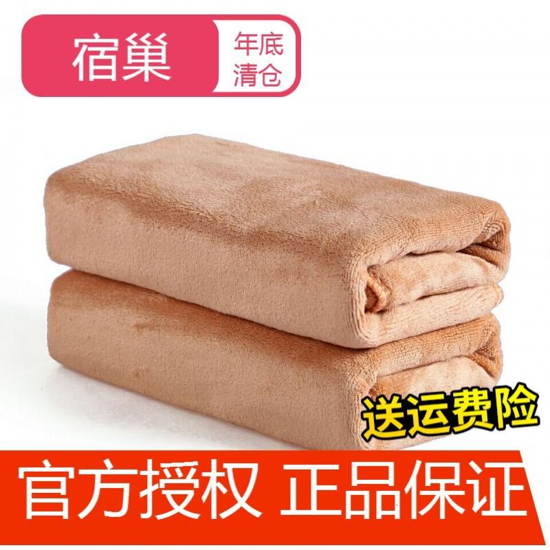宿巢理店院专用干巾包头美加厚纯棉汗蒸房超强吸水毛巾批_3 土豪金中厚