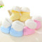 新生儿鞋子婴儿脚套春秋冬季全脚保暖护脚套加厚宝宝睡觉鞋套简约小清新婴童脚套 脚长11cm以内0-12个月 2双装羊羔绒粉色+黄色