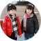 儿童围巾女童秋冬男童加厚保暖格子流苏韩版幼儿围脖宝宝围巾简约小清新婴童围巾 3岁以上男女儿童-可亲子 玫红格子