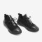 Tata/他她2018冬专柜同款黑色磨砂牛皮革运动厚底休闲鞋男单鞋BZM02DM8 黑色 37码