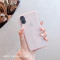 简约透明6s苹果x手机壳XSMax/XR/iPhoneX/8plus/7p女款iphon 6plus/6splus粉色