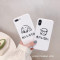 卡通情侣6s苹果x手机壳XSMax/XR/iPhoneX/8plus/7p男女款ipho_3 iPhoneXSMax很开心