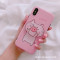 粉猪猪流沙壳6splus苹果x手机壳XS/XR/Max/iPhone8plus/7女款防摔_1 7plus/8plus