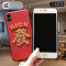 中国风金色刺绣财苹果X手机壳iPhone8plus/Xr/7/max硬壳6sp红色 【全店宝贝买2个自动减5元】