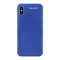 ins风宝蓝色简约iPhoneXS/8/7plus手机壳iPhoneX苹果纯色磨砂6s硬 【满4件会自动减10元哟！！】