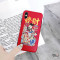中国风红色财神爷iPhoneX手机壳7p苹果8plus财文字Xsmax软壳6sp 【全店宝贝买2个自动减5元】