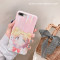美少女猫咪XSMax/XR苹果X手机壳iPhoneX/6s/7p/8Plus女款ipho 6/6s粉底