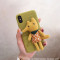 韩风立体布艺小狐狸公仔6splus苹果x手机壳iPhone7/8plus棉麻软壳_1 苹果X绿色棉麻小狐狸