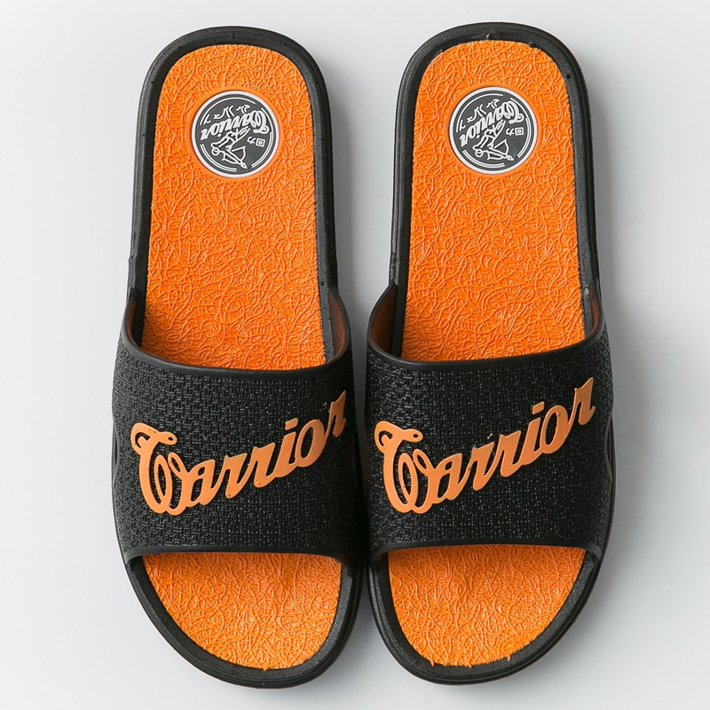 上海回力凉拖鞋男夏季软底户外休闲凉鞋女厚底浴室洗澡拖鞋(61f) 黑色 42码