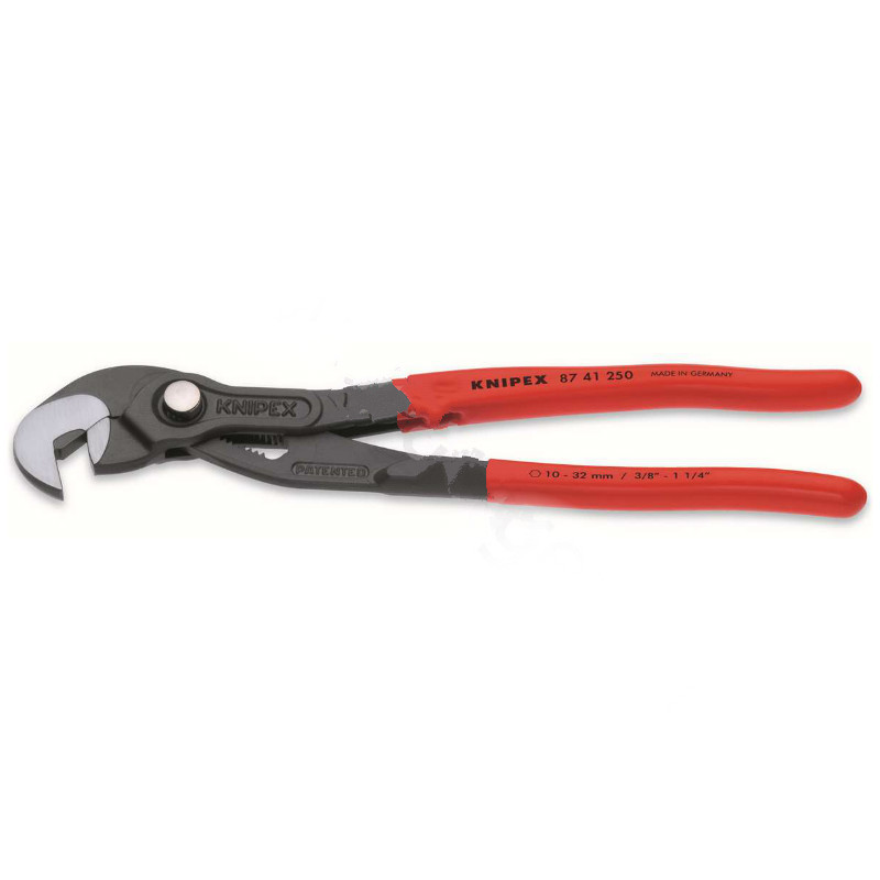 凯尼派克 KNIPEX 87 41 250250mm多功能管钳（防滑涂塑手柄，抛光头部）
