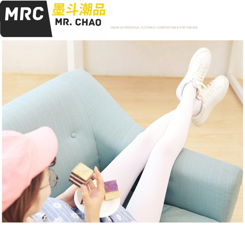 日系纯白色性感美腿丝袜薄春夏女打底裤袜学生mm芭蕾舞蹈袜儿童男