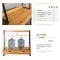 电脑桌台式 简易书桌书架组合 家用多功能写字桌创意写字台带抽屉_78_133 B款100无斗枫樱木