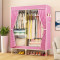 家时光简易实木布衣柜1米C款 紫色枫叶