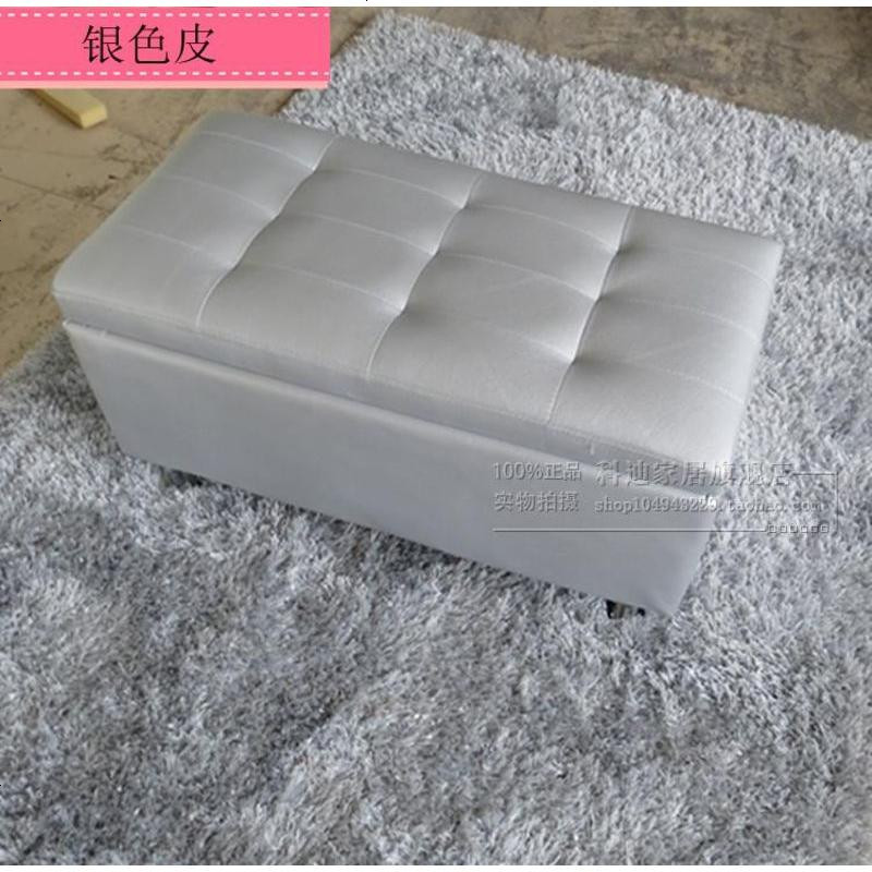 服装店换鞋凳实木试衣间储物凳更衣室长条凳子沙发凳皮凳床尾凳_622_27 160长×40宽×40高（1.6米长）_银色