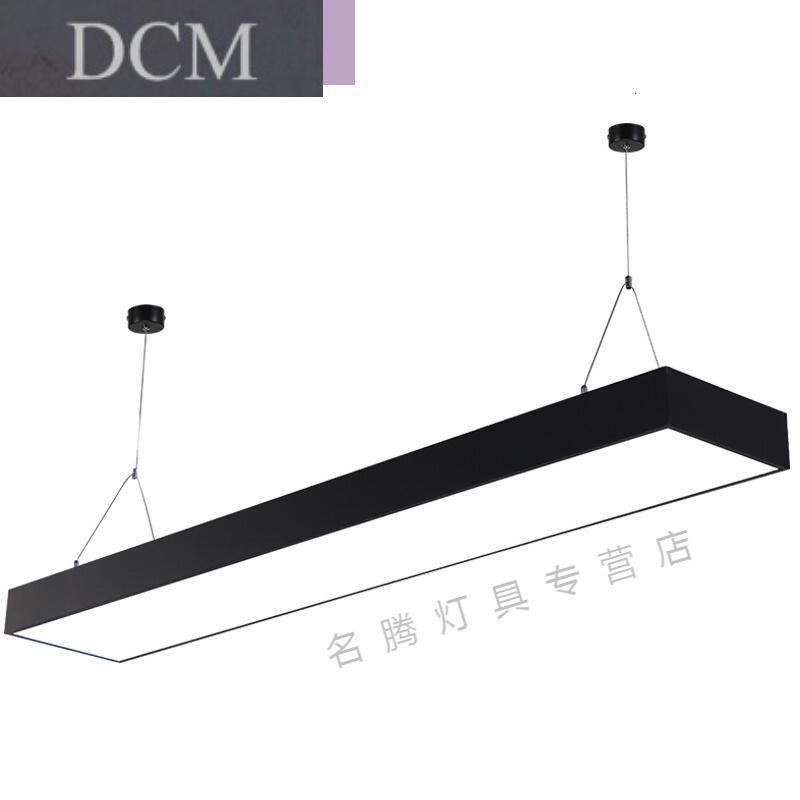 鸿拓（DCM）灯饰办公室灯led简约现代长条灯写字楼工作室工程铝材灯灯具_5_9 白600x200配LED
