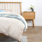 一米色彩 云端床 日式实木双人床 设计师艺术风格 白腊木北欧纯实木卧室家具 1.8米单床