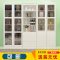 实木书柜书架带玻璃现代简约自由组合柜带松木书橱书柜_925_100 BCD款组合_入户包安装_0.8-1米宽