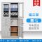 办公铁皮文件柜矮柜资料柜家用书柜档案柜阳台储物柜工具柜玻璃_847_787 图二十__拆装橙色大器械_0.5mm