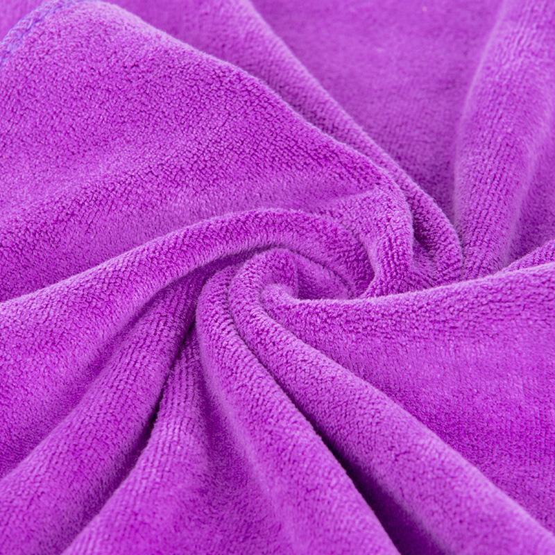 车用毛巾擦车布玻璃抹布加厚吸水细纤维_3 默认尺寸 【紫色 棕色】