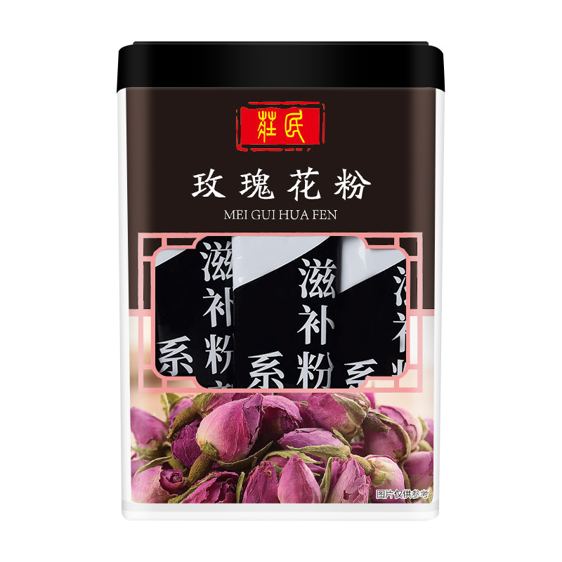 庄民玫瑰花茶粉120g/罐