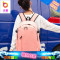 韩版双肩包女中学生书包男大容量帆布旅行包电脑包休闲运动背包潮_56 大号胭脂红