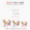 童步成长小学生课桌椅可升降儿童书桌实木学习桌家用写字桌椅套装_70_883 TB100CM+342粉_单背