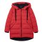 拉夏贝尔集团旗下Y羽绒服女士中长拉夏贝尔2018冬季新款韩版修身大衣时尚欧货外套S大红 M 大红