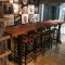 实木高脚桌吧台桌椅组合铁艺复古餐桌高台桌酒吧咖啡厅吧台桌热卖_4_409 100*40*105*板3
