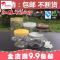塑料瓶子食品透明密封罐pet罐子花茶罐点心坚果炒货饼干罐子铝盖_3_1 黄色8.5宽6.5高50个